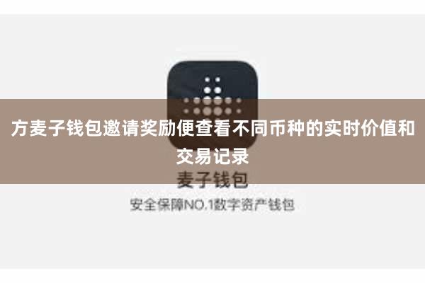 方麦子钱包邀请奖励便查看不同币种的实时价值和交易记录